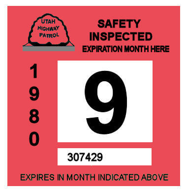 (image for) 1980 Utah Inspection Sticker